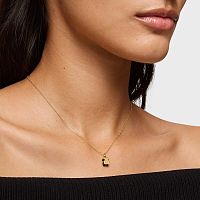 Подвеска 1950 из золота с черным ониксом