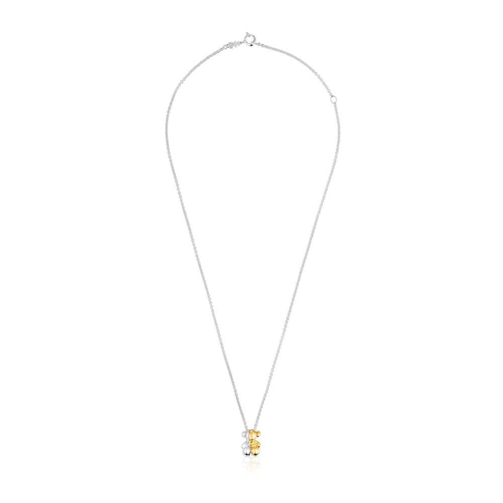 Колье из серебра и вермеля фото 3