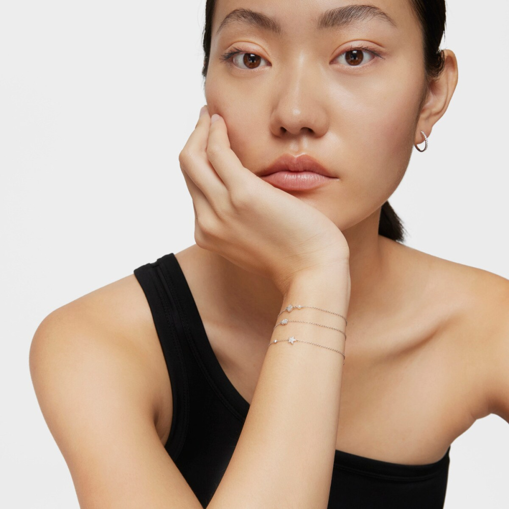 Браслет Grain из белого золота с бриллиантами фото 8