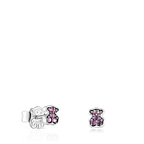 Серьги New Motif из серебра с аметистами