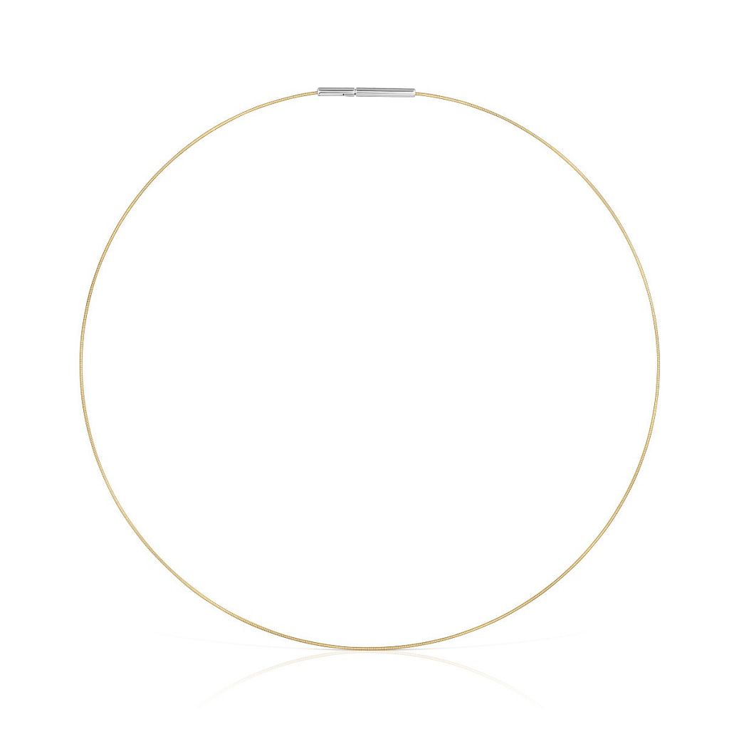 Колье Mesh Tube из золота, 42 см