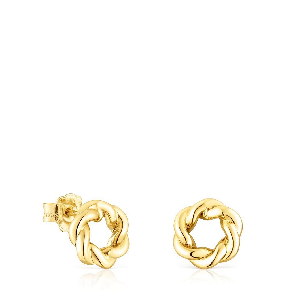 Серьги Twisted из золота 