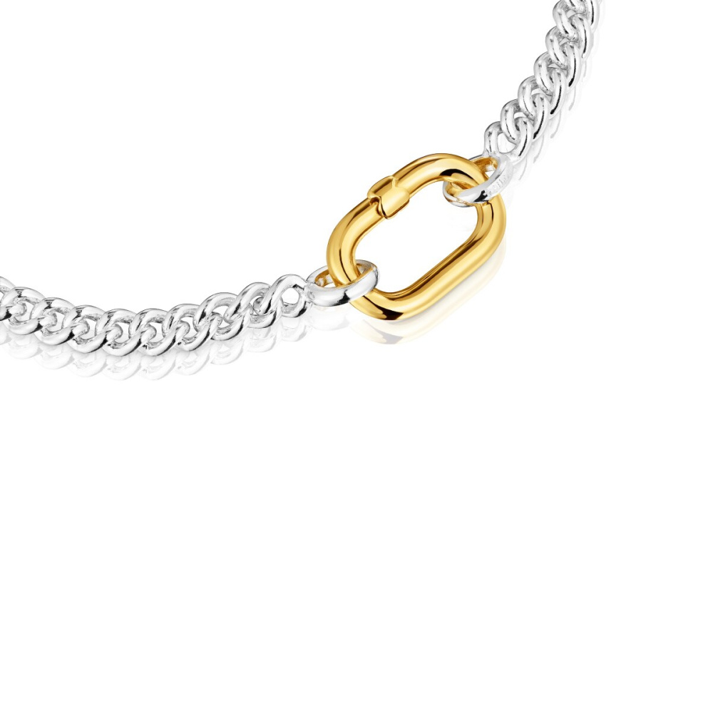 Браслет Hold Oval из серебра фото 4