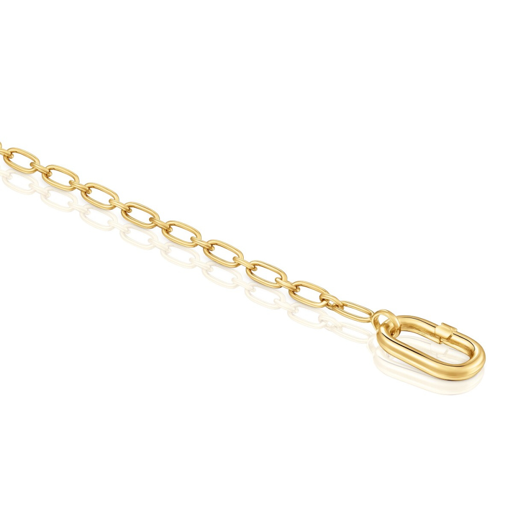 Браслет Hold Oval из вермеля фото 4