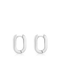 Серьги-кольца Basics из серебра