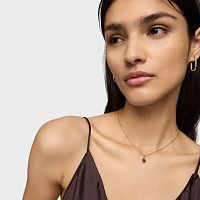 Кулон Medallions из вермеля с родолитом