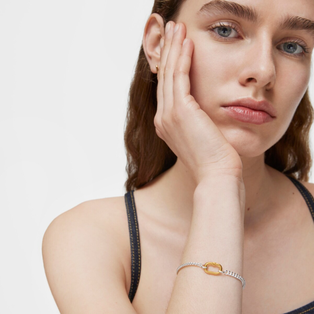 Браслет Hold Oval из серебра фото 6
