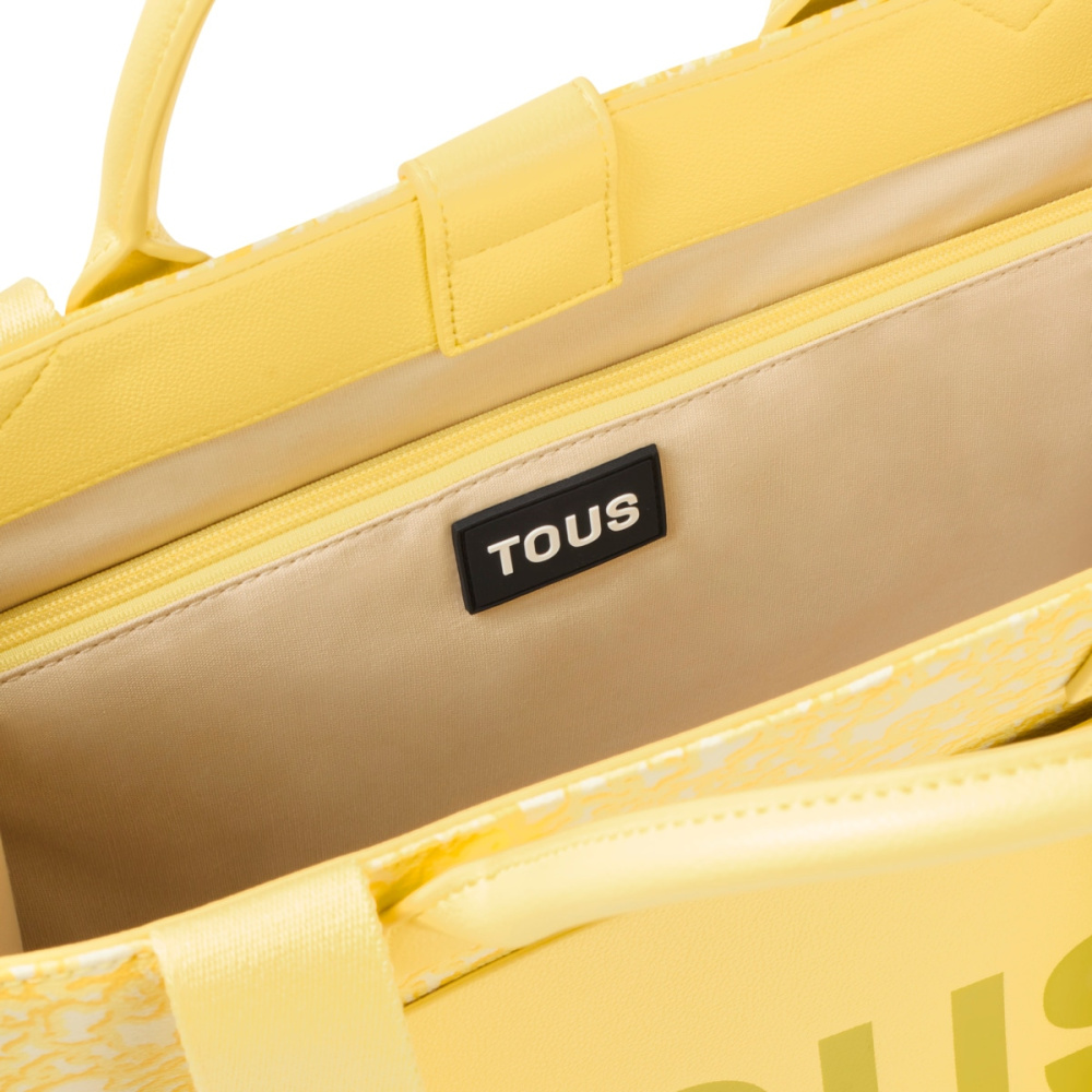 Большая сумка-шоппер TOUS Kaos Mini Evolution Amaya из канвы фото 4