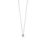 Колье Color из серебра с розовым кварцем