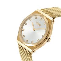 Часы Karat Round Mesh из стали с IPG-покрытием