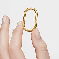 Соединительное кольцо Hold Oval из вермеля