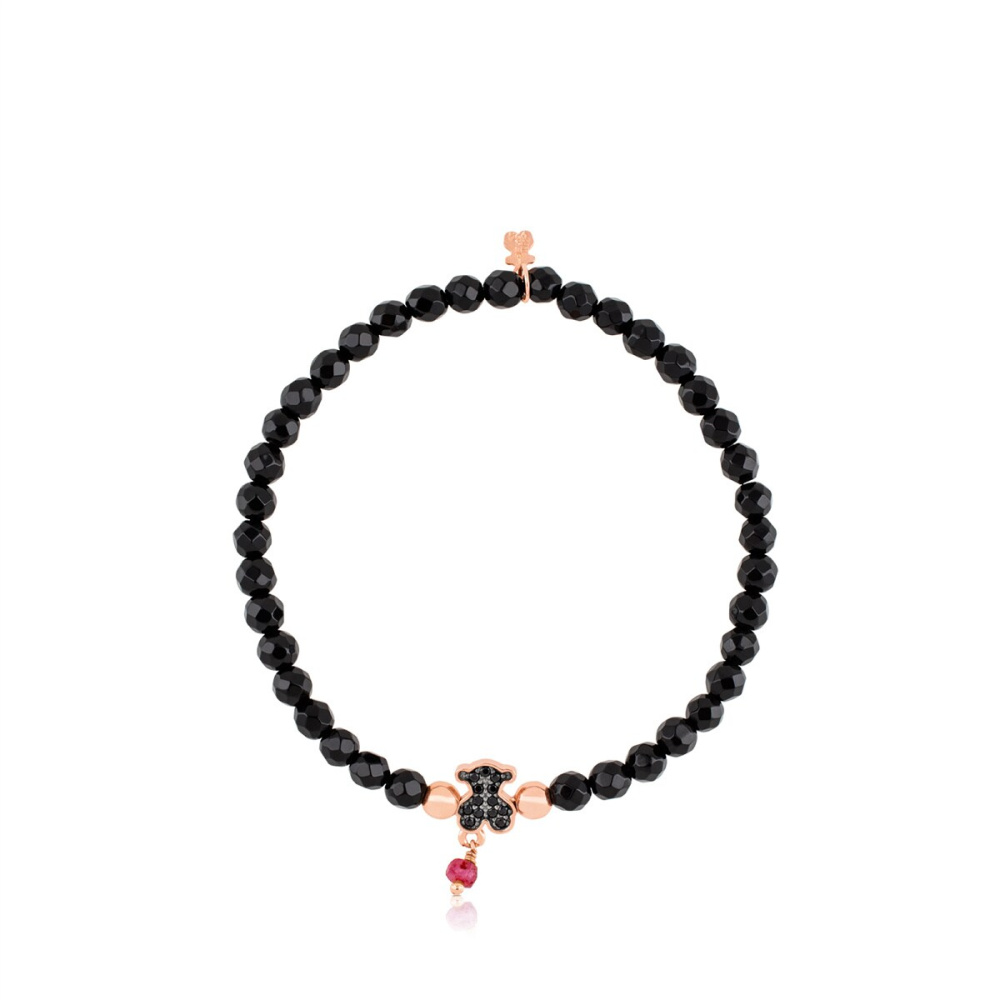 Браслет Motif из вермеля и оникса  фото 4