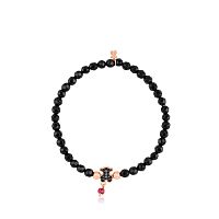 Браслет Motif из вермеля и оникса 