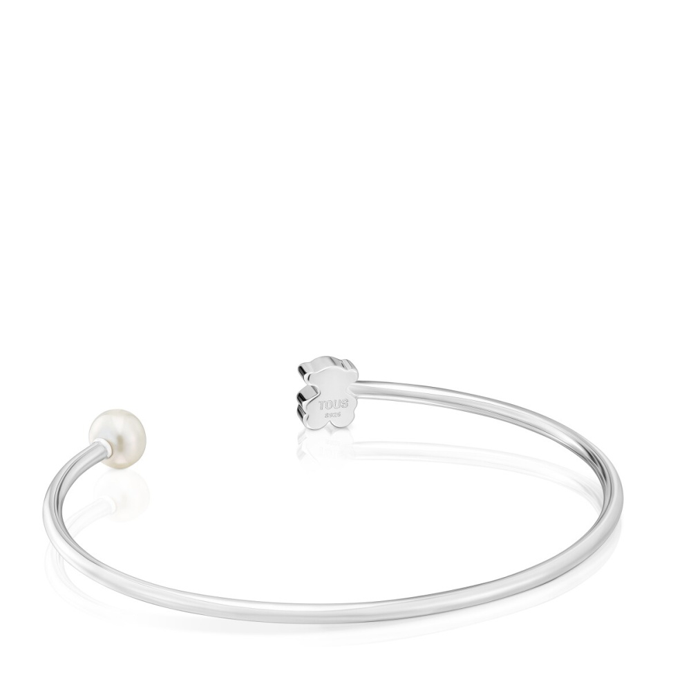 Браслет из серебра с жемчугом фото 4