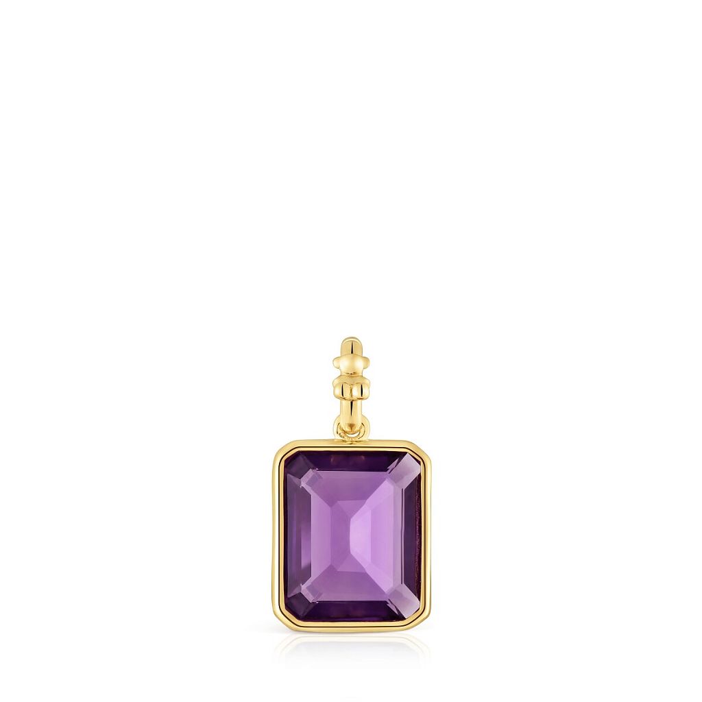 Кулон Medallions из вермеля с аметистом