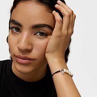 Браслет из серебра с жемчугом