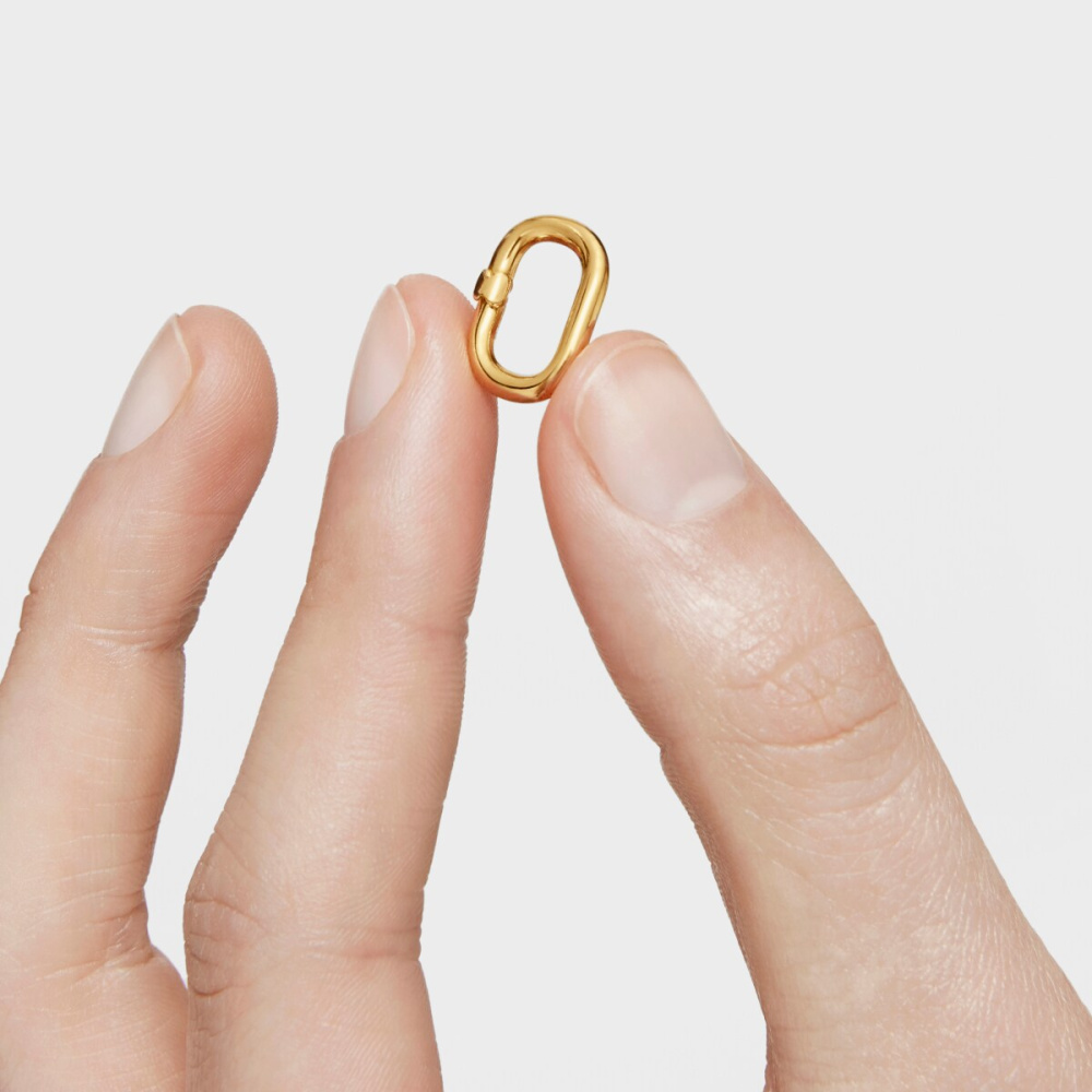 Соединительное кольцо Hold Oval из вермеля фото 9
