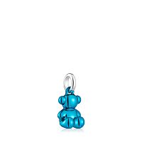 Кулон Bold Bear из стали с синим покрытием