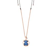 Серебряное Ожерелье Camille с розовым Покрытием Vermeil, Кварцем, Дюмортерьитом, Рубином и Жемчугом