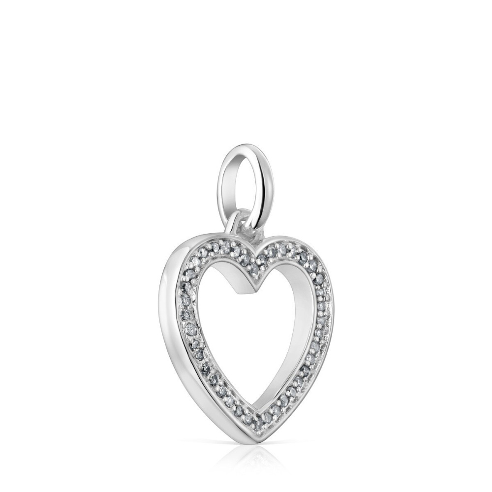 Подвеска-сердце TOUS Nocturne из серебра с бриллиантами фото 2
