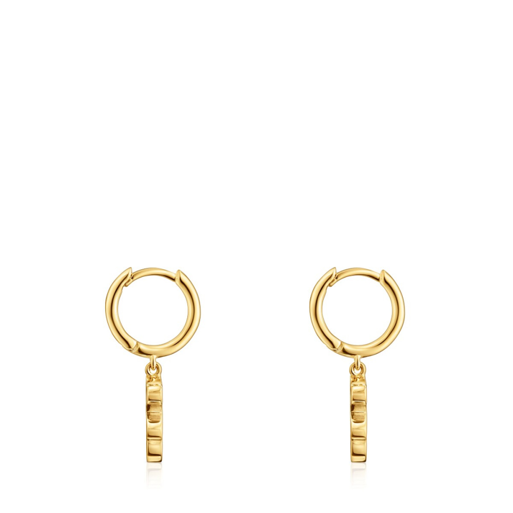 Серьги-кольца из вермеля фото 3