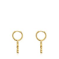 Серьги-кольца из вермеля