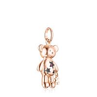Кулон Teddy Bear Stars из вермеля с камнями