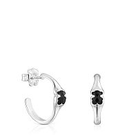 Серьги TOUS Icon Color из серебра с ониксом