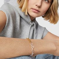 Браслет из серебра и вермеля