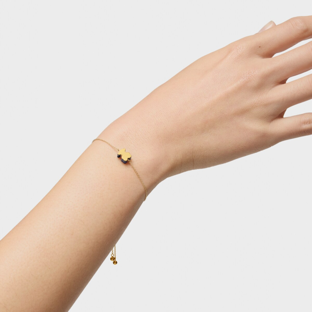 Браслет 1950 из золота с лазуритом фото 7