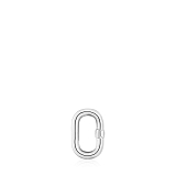 Соединительное кольцо Hold Oval из серебра