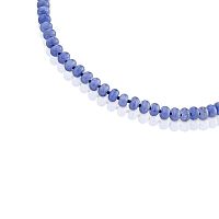 Ожерелье Hold Oval из вермеля с голубым кварцем