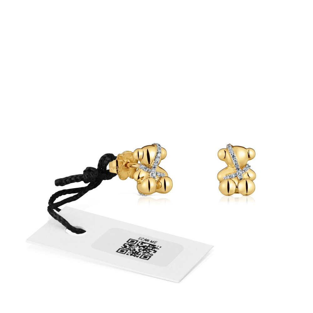 Серьги Lligat из золота с бриллиантами фото 5