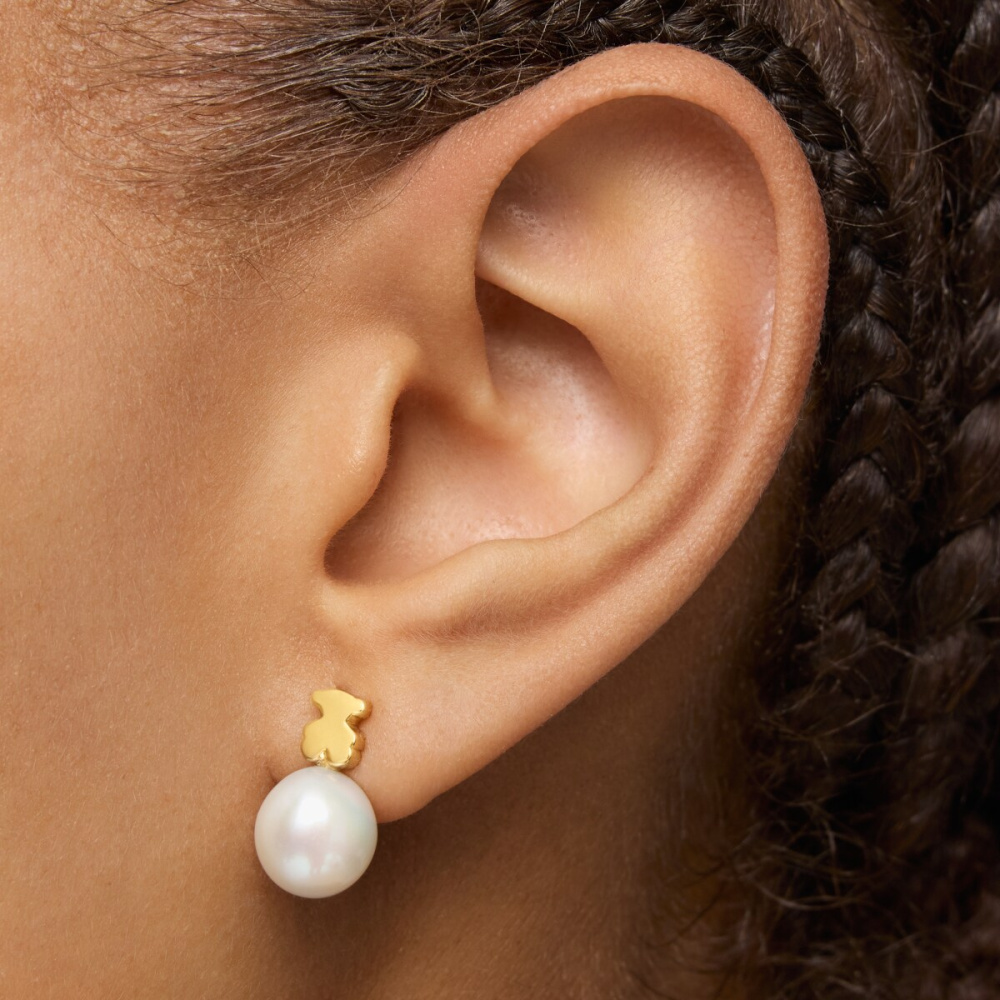 Серьги Sweet Dolls из золота с жемчугом фото 7
