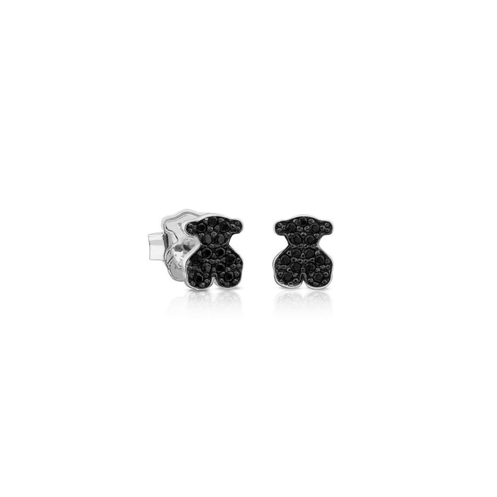 Серьги Motif из серебра со шпинелью