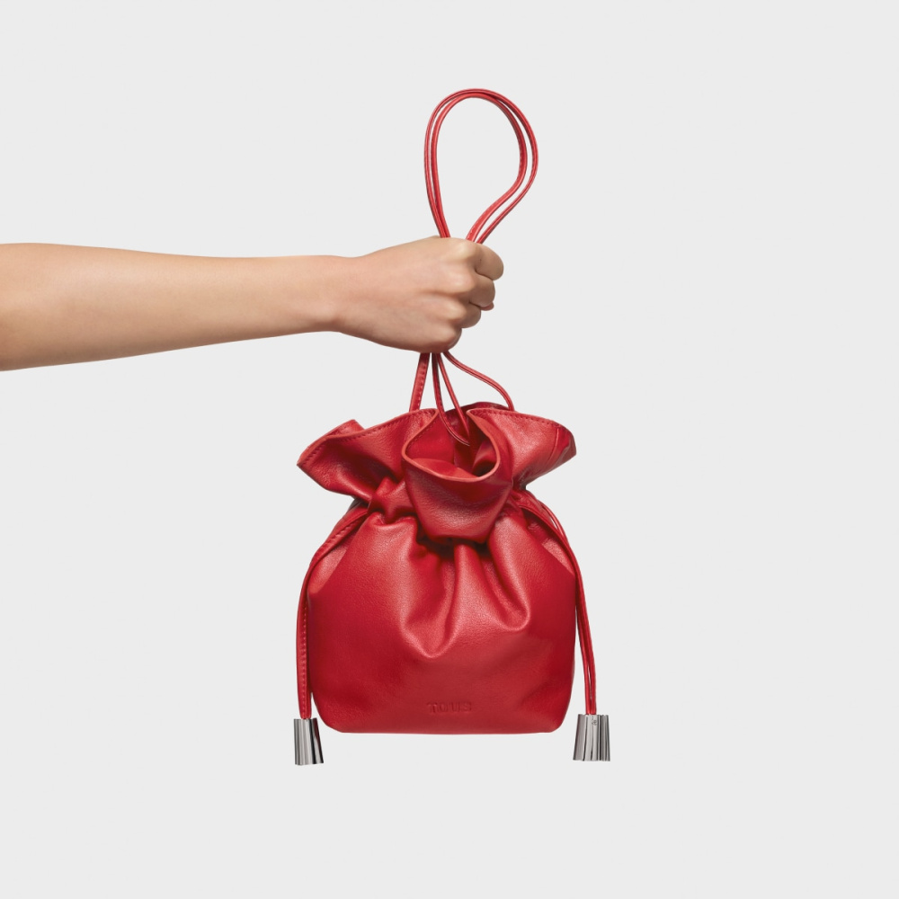 Сумка-бочонок из натуральной кожи фото 7