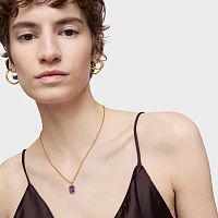 Кулон Medallions из вермеля с аметистом