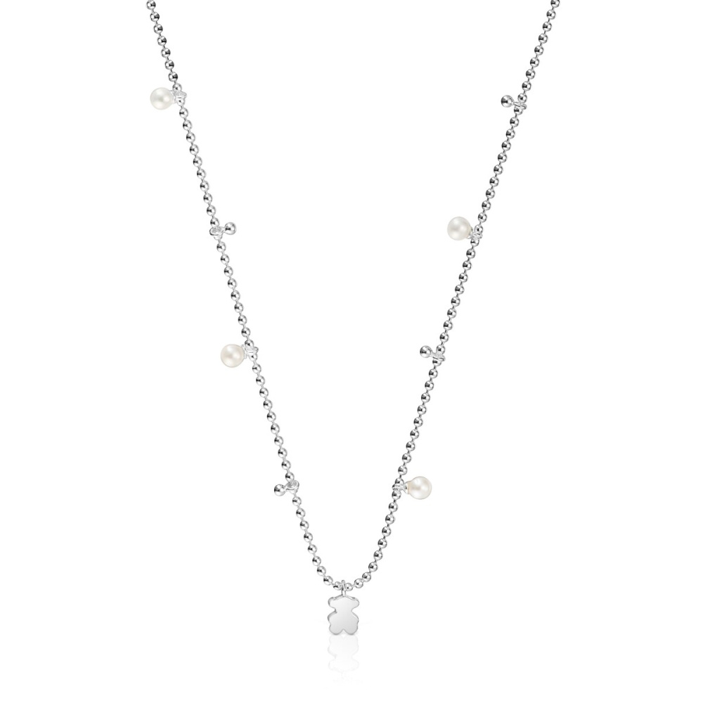 Колье Sweet Dolls из серебра с жемчугом фото 2