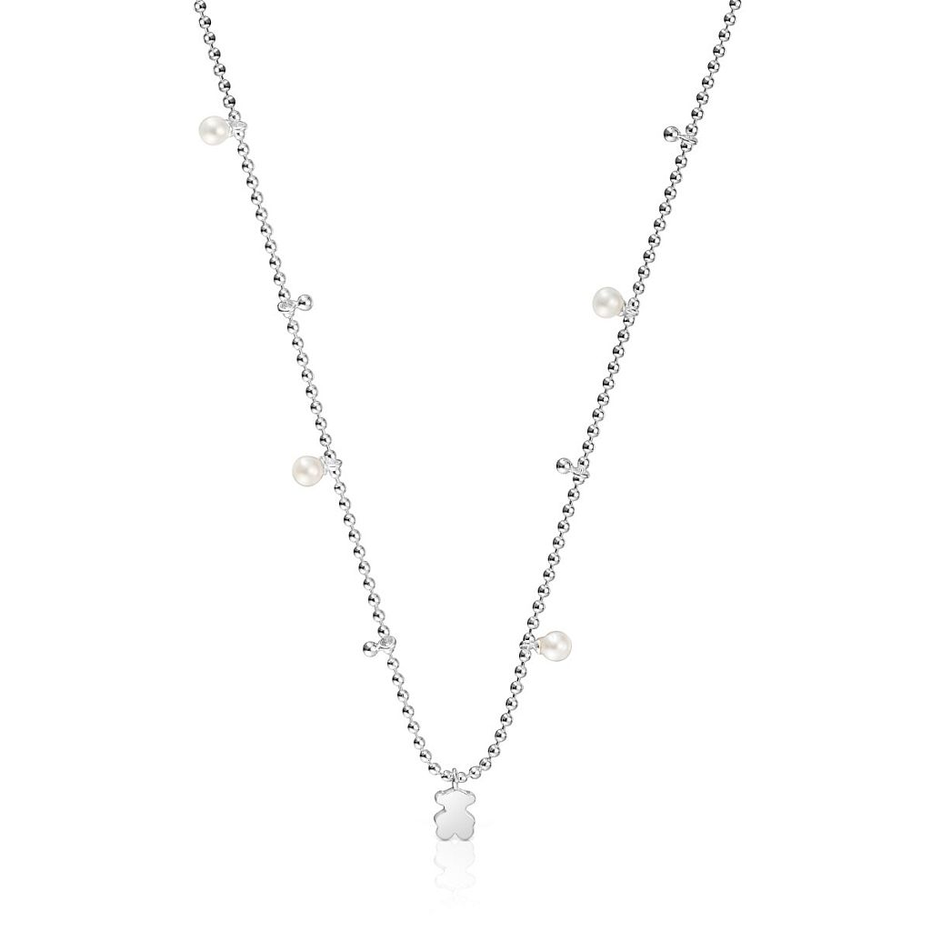 Колье Sweet Dolls из серебра с жемчугом