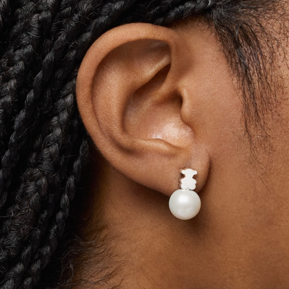 Серьги Sweet Dolls из серебра с жемчугом фото 7