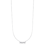 Колье из белого золота с бриллиантами