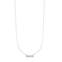 Колье из белого золота с бриллиантами