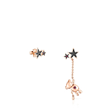 Серьги Teddy Bear Stars из вермеля с камнями