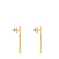 Серьги Bold Motif из вермеля