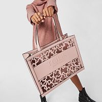 Большая розовая сумка-shopping Amaya Kaos Shock
