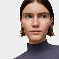 Серьги из вермеля с ониксом