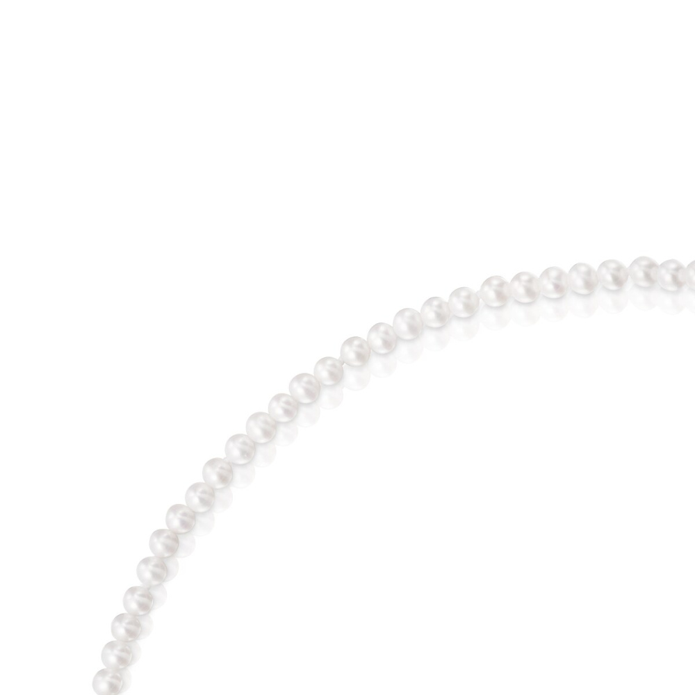 Ожерелье Hold Oval из серебра с жемчугом фото 4