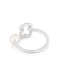 Кольцо New Silueta из серебра с жемчугом