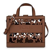Средняя коричневая сумка для покупок Amaya Kaos Shock