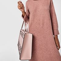Большая розовая сумка-shopping Amaya Kaos Shock
